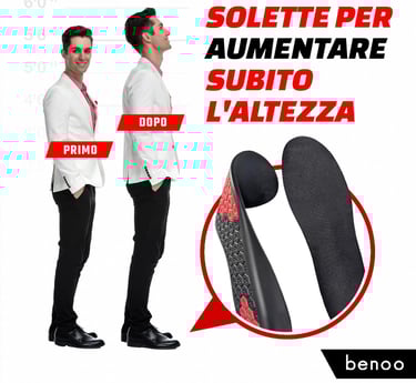 solette per aumentare subito l'altezza