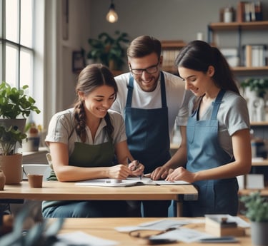 A warm handshake between two business partners symbolizing trust and collaboration.