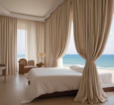 A modern factory producing roller blinds.