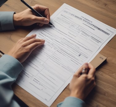 A neon sign with both English and Chinese characters illuminates against a dark background. The sign advertises a travel agency with services such as visa, tour, and ticket assistance. The surrounding area is dimly lit, with faint reflections visible.