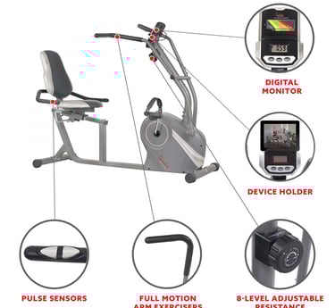recumbent bike details