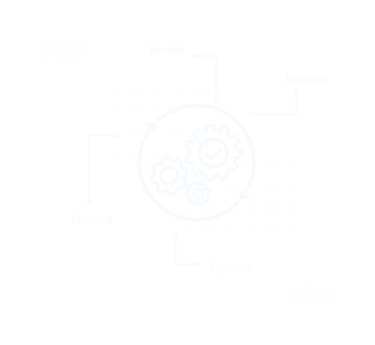 Infographic depicting our process