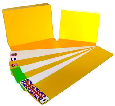 high quality blank number plates