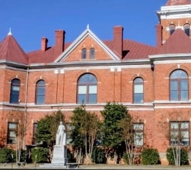 Beautiful image of The Madison County Courthouse located in Danielsville, GA.