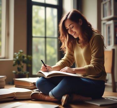 A page from a book titled 'Aftermath of Buying' focuses on mastering one's mindset. The text advises taking time to meditate, surround yourself with wisdom and understanding, and avoid distractions. It emphasizes setting goals and thriving instead of just surviving.