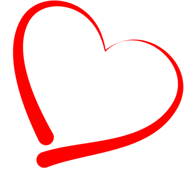 red ribbon heart