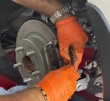Brake pad and rotor replacement