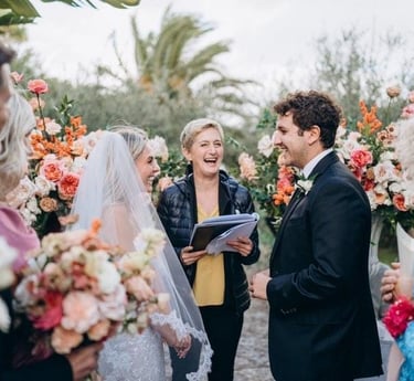 Romantic sunset at Mondello Beach, Palermo for Sicilian elopements