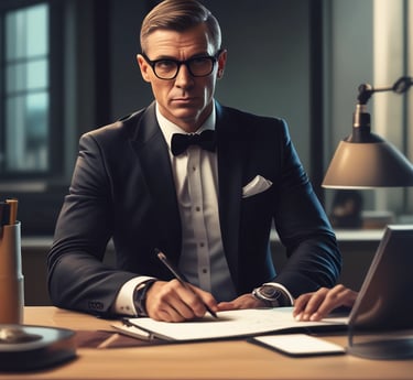 A professional portrait of Pouyan Nassiri in a modern office setting.