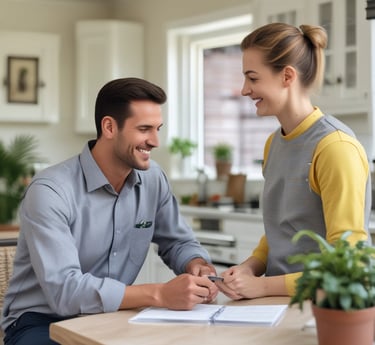 A close-up of an insect with elongated antennae perched on a textured surface. The insect has a striped body with shades of yellow and brown and a distinctive long snout.