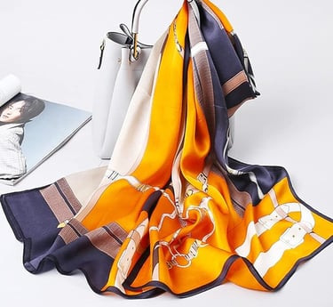 100% Mulberry Silk Long Scarf for Women