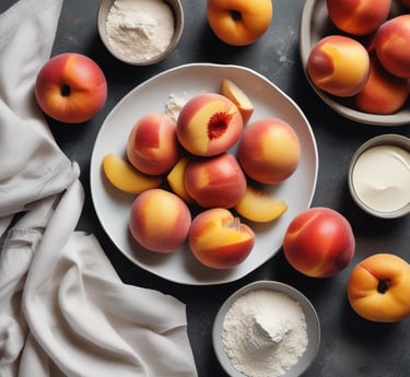 A square-shaped dessert featuring a crumbly texture with a blend of reddish-brown and golden hues, likely indicating a fruit filling topped with a crispy crumble or oat topping.