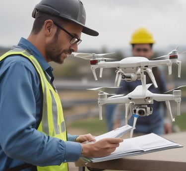 a view of a city from above