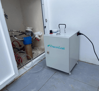 Utilización de gas trazador en viviendas