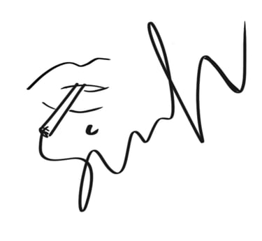 Ilustración artística publicada en Sin H, blog personal