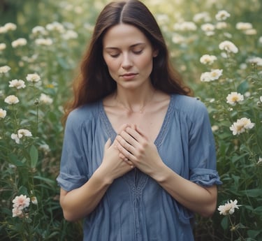 A serene landscape symbolizing healing and creativity.