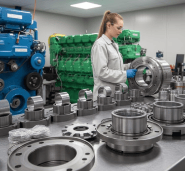 precision marine bearing assembly