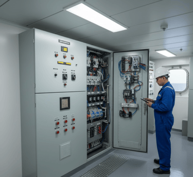 marine power control panel
