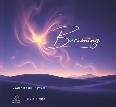 Lux Aurora cover – glowing landscape, ambient electronic vocals