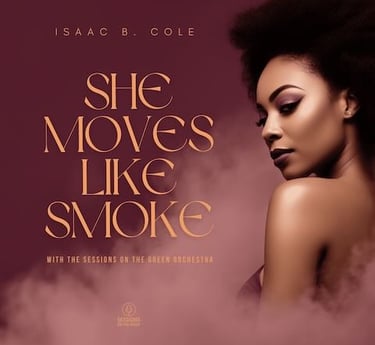 Isaac B. Cole cover – elegant woman, cinematic soul and R&B