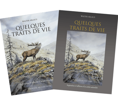 Présentation du livre "Quelques traits de vie" de l'artiste animalier Walter Arlaud