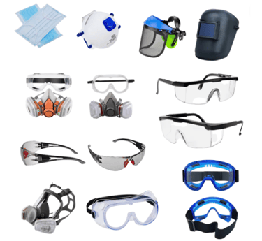 a variety of safety glasses and safety glasses