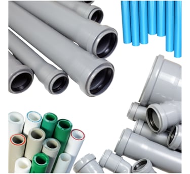a bunch of different types of pipes and pipes