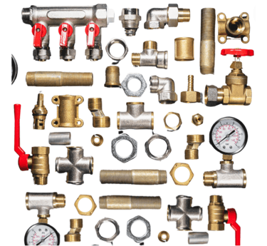 a variety of different types of plumbing products