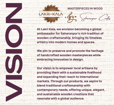 vision of lakrikala by saharanpur crafts
