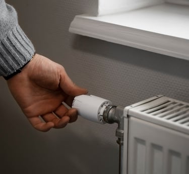 raditeur emboué qui a besoin un désembouage par un professionel en Bretagne