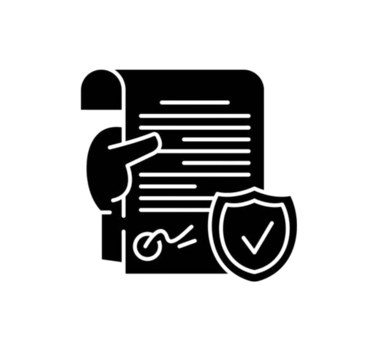 an icon representing legal contract analysis