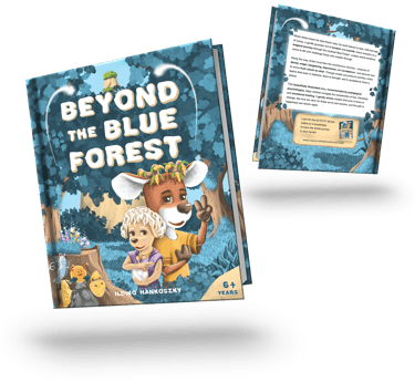Beyond the Blue Forest story book – illustrated journey through grief and friendshgrief and emotions