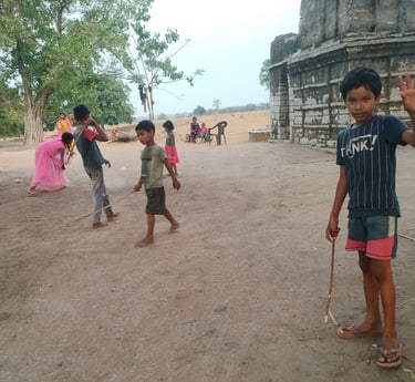 Playing children