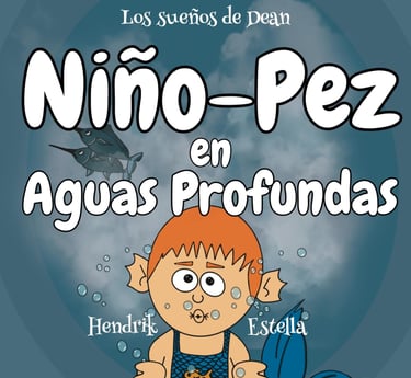 Portada del libro Niño-Pez en Aguas Profundas