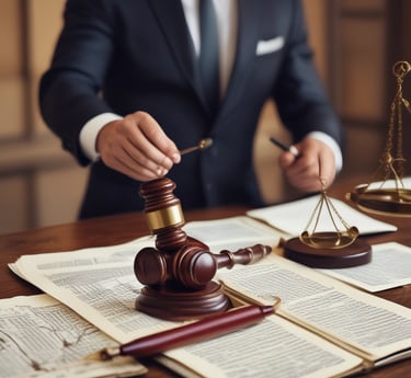 “Advocat redactant documents legals per a un divorci a Vilafranca del Penedès”