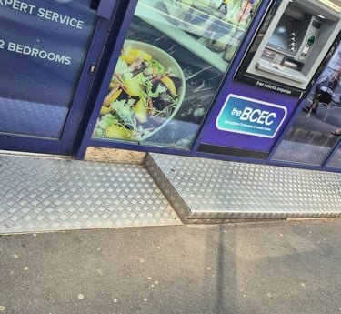 Checkerplate floor cladding