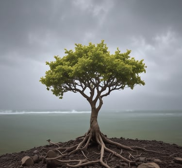 Three boxes of handmade soap labeled 'Rose Basil' from Vya Naturals are arranged on a surface surrounded by scattered red rose petals. The boxes are neatly aligned, displaying their minimalist design with a focus on natural ingredients.