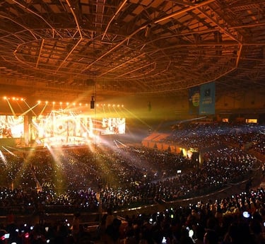 Cheering at a K-pop show—enjoy the concert, save on your stay.