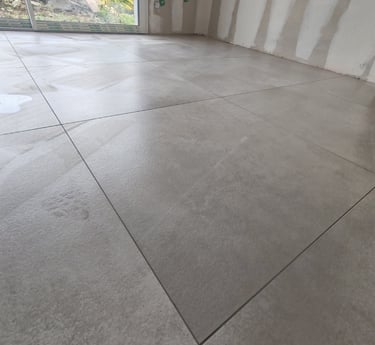 Carreleur Auchy-Les-Mines ayant posé carrelage 90x90cm grés céram