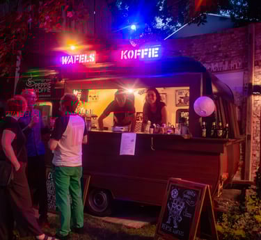 Tuinfeest Groningen Peppie & Koffie Foodtruck Catering