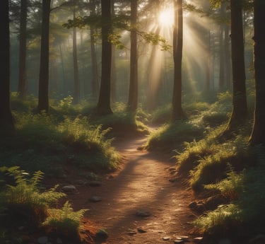 A warm, inviting therapy room with soft lighting and comfortable seating, reflecting a safe space for personal growth.