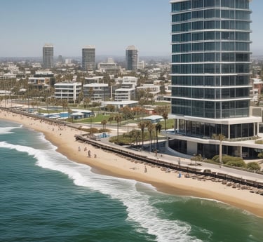 Professional team discussing insurance plans around a conference table with sunlight streaming in.