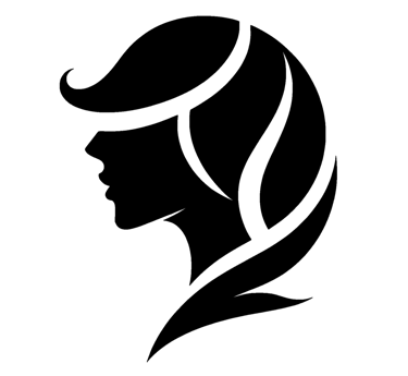 Elegant minimalist profile icon of a woman, representing the personal, founder-led care of the business