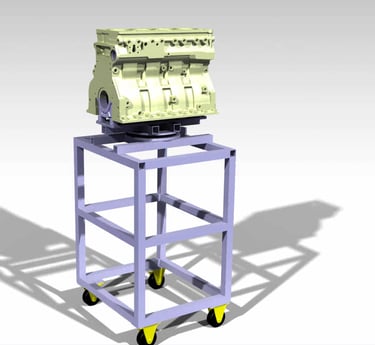 Projeto Base giratória para motores