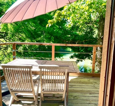 Chalet eau vacances foret nature nevers nièvre