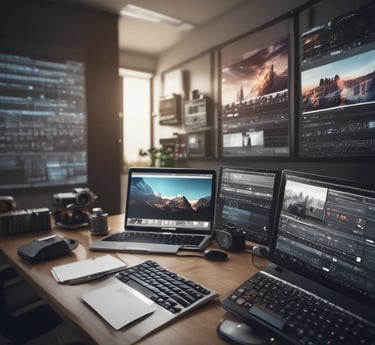 silver imac on brown wooden table