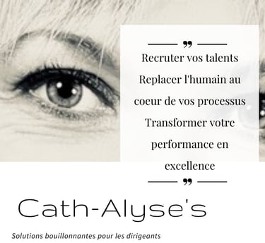 Cath-Alyse's recrute vos talents