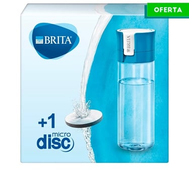 botellas purificadoras brita azul