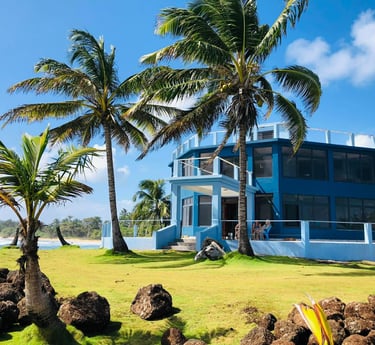 This is Mama Lola's on Big Corn Island