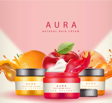 Cream packaging design